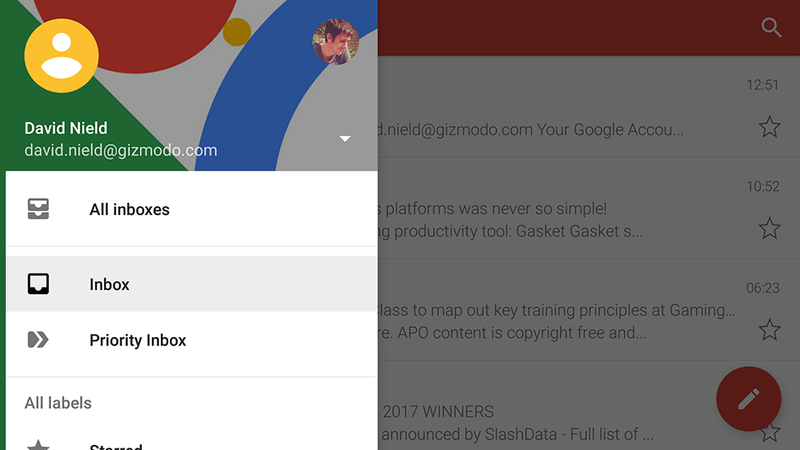 All inboxes is available in Google’s email apps for Android. (Image: Screenshot)